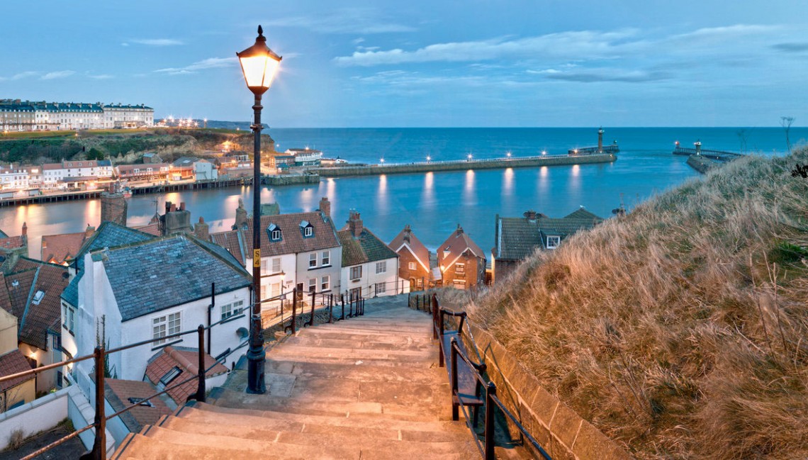 Whitby on the North Yorkshire Coast.