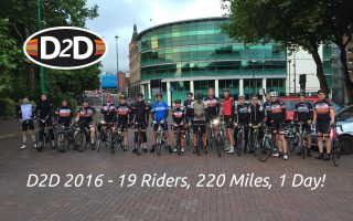 charity bike ride liverpool group photo